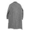 Gauche G184-C008 Grey Cheviot Twill Tailored Coat Coat 2 grayUsed