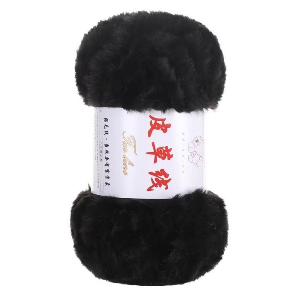 Warm Yarn 100g Roll Faux Fur Yarn Thick Yarn Anti-Pilling Cashmere Yarn Solid Color Soft Material Mink Wool Yarn Sweater Making