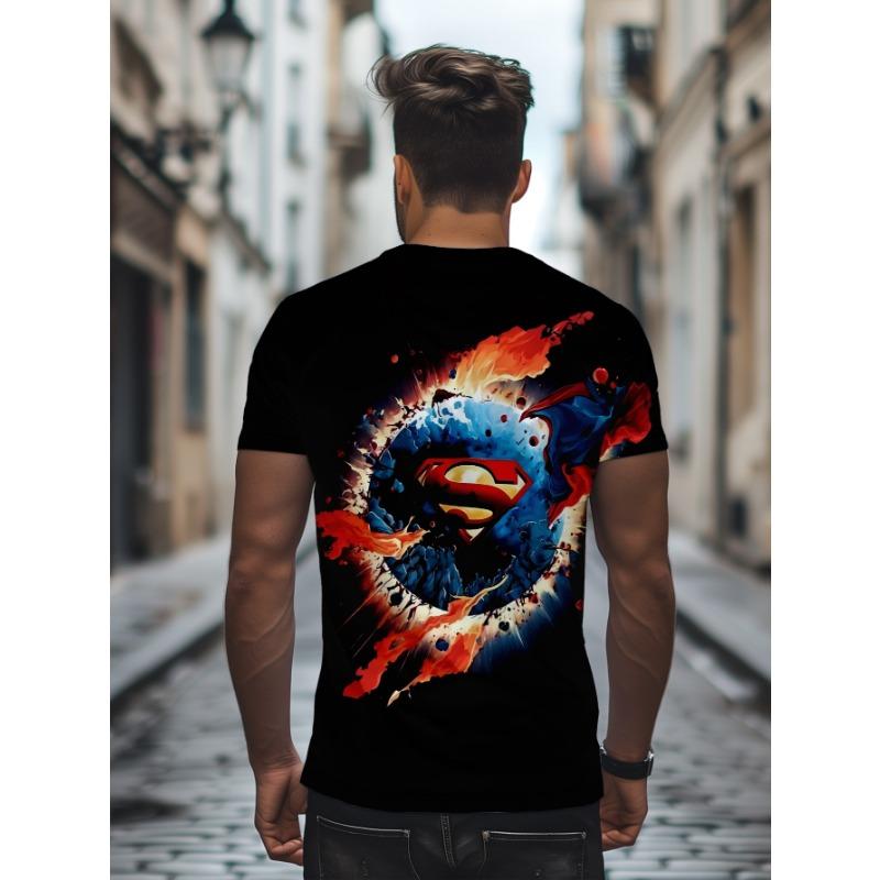 Adult Marvel Avengers Alliance 3D Printed Men's T-Shirt for Street Casual Fashion, Breathable and  Top