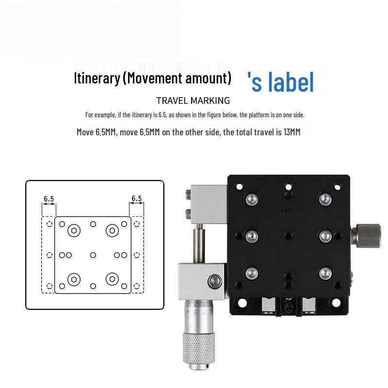 RSRDDYLGX Optisches Mikrometer Manuelle Präzisionsverstellplattform
