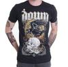 Down Band Music Album Song Swamp Skull Men's Cotton T-Shirt Size: SMALL