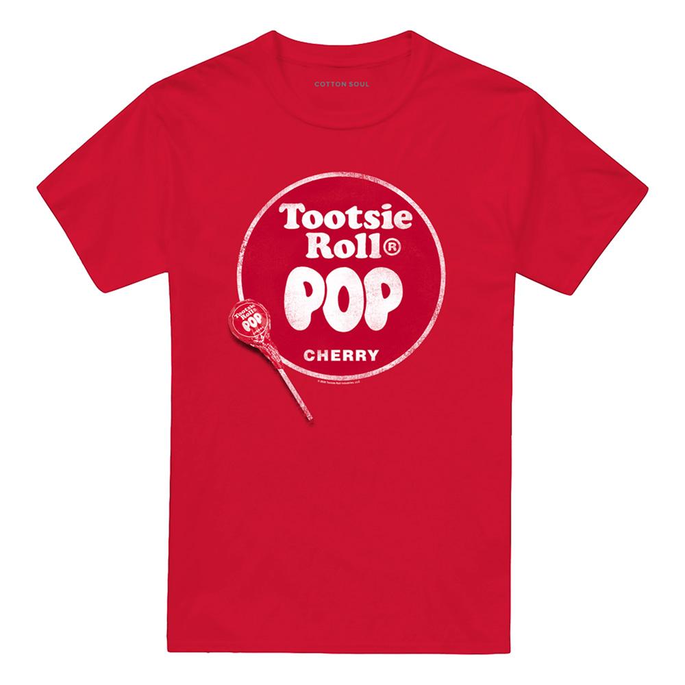 Tootsie Roll Unisex Adult Pop Logo T-Shirt