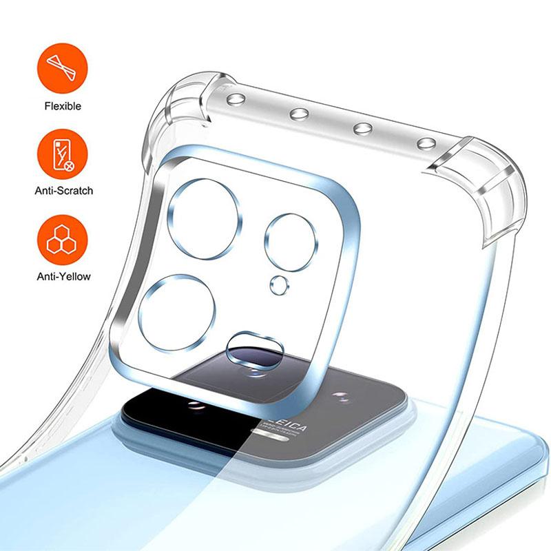 Fallsikkert slankt, ultratynt, mykt gjennomsiktig TPU-telefondeksel for XIAOMI 13T / 13T Pro Redmi 13C OPPO A18 A38 A58 A78 4G 5G A98 Realme C53 C55 GT5