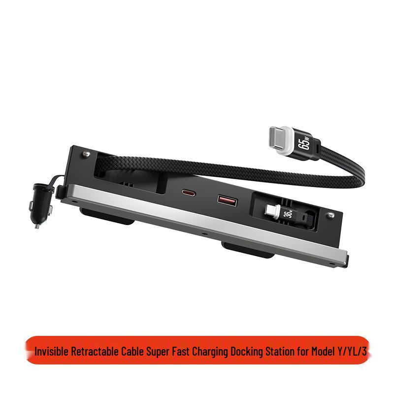 Tesla Model 3/Y Center Console USB Expansion Hub Adapter