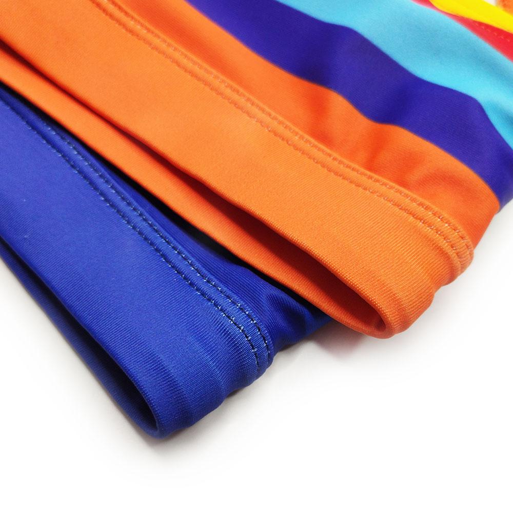 Men's Fashion Pride Day Swimming Briefs Low Waist Plus Size Summer Beach Wear