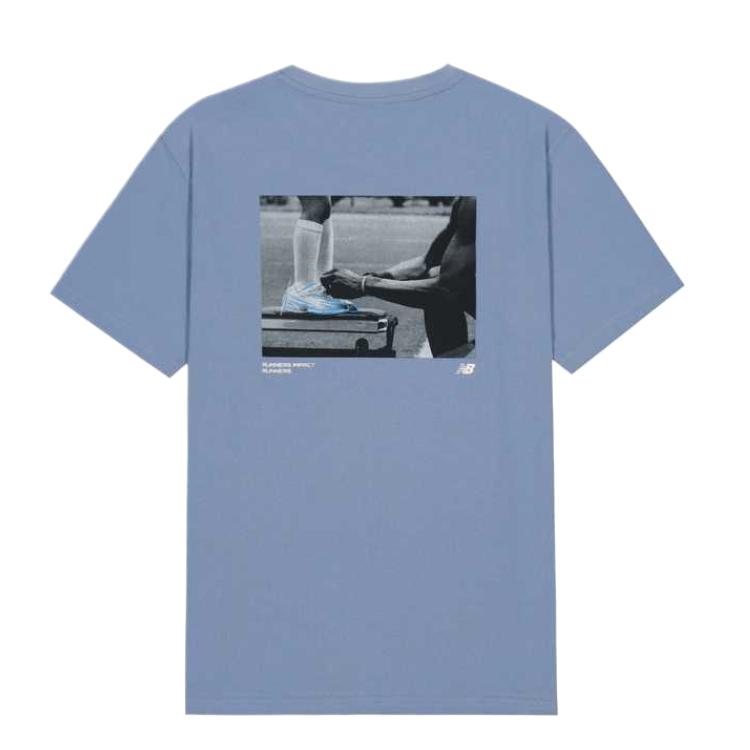 New Balance T Shirt Men's Purple Blue NEF29271-LBL