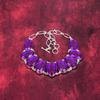Collana fatta a mano con Opale Tripletta Viola, Collana in Argento Sterling Massiccio 925 Gioiello Antico, Per Regalo di Fidanzamento