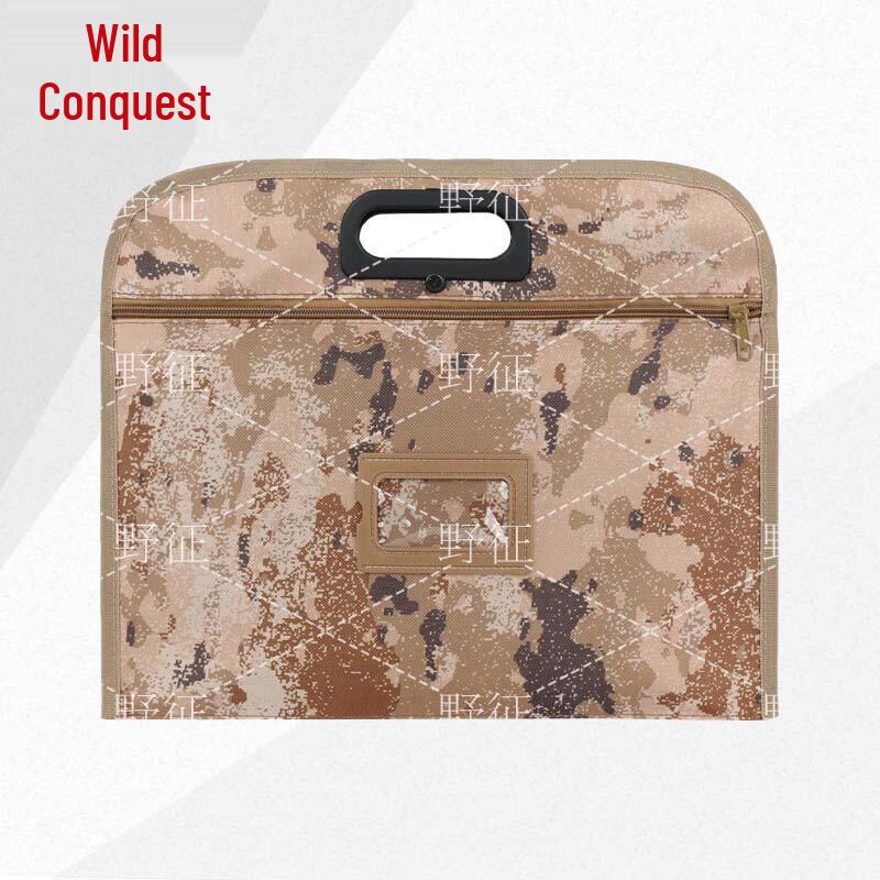 Wild Expedition Camouflage Document Bag