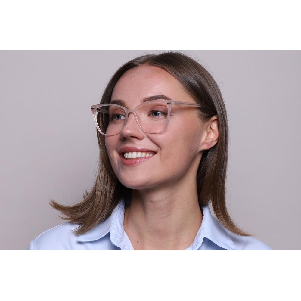 Full Rim Cat Eye Transparent Beige Brown Smartbuy Collection Winkler Cp118f Fashion Women Eyeglasses