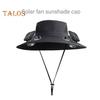 Pălărie cu Ventilator Solar UPF 50+ Pălărie de Protecție UV cu 2 Ventilatoare Solare Reîncărcabilă USB Respirabilă Bărbați Femei Vară Activități în Aer Liber Pescuit Bor Larg Tip Găleată