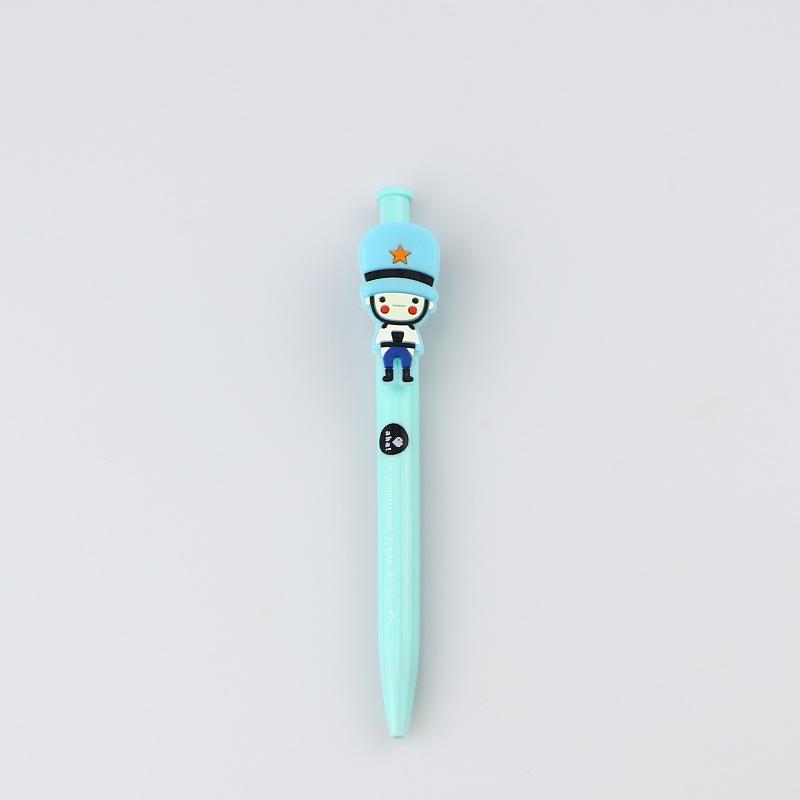 Cute Korean Soldier Gel Pen 0.5mm with Custom Logo