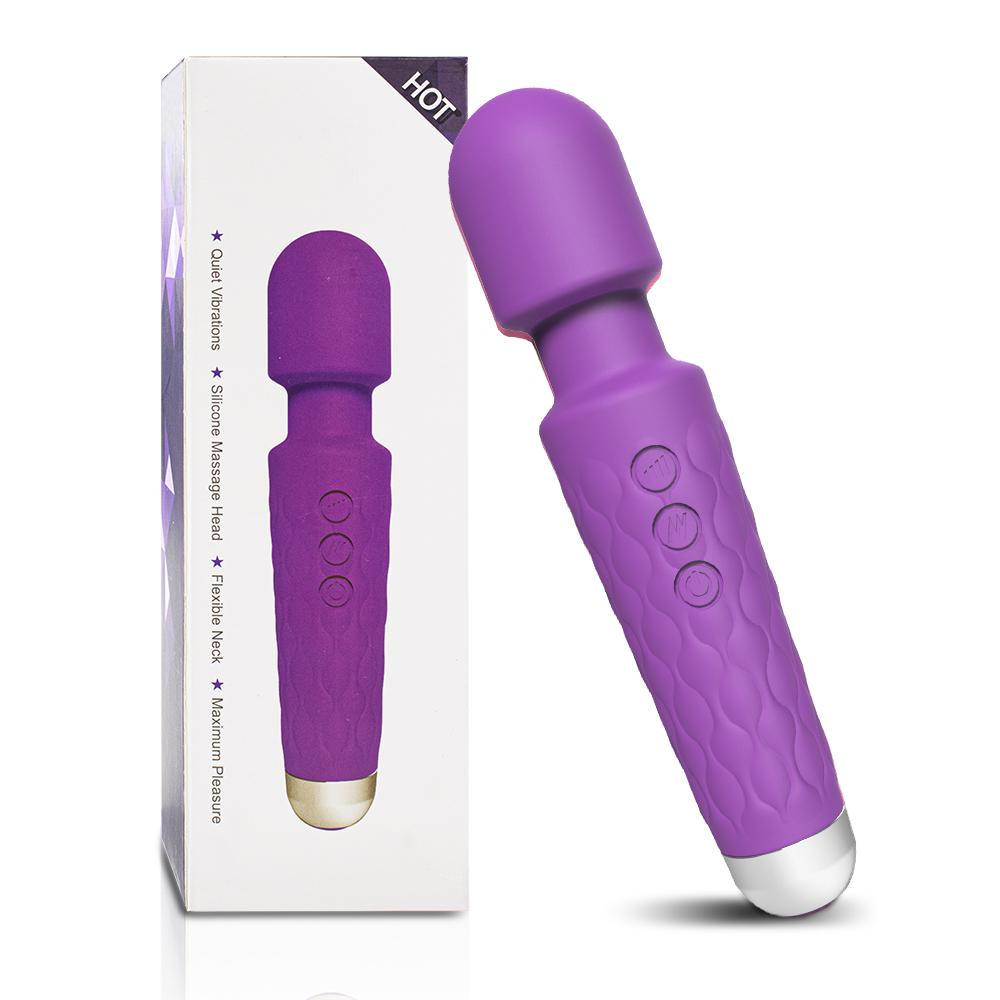 Powerful AV Vibrator Wand 20 Modes Clit Clitoris Stimulator Nipple G-spot Dildo Massager Female Masturbator Adult Sex Toys