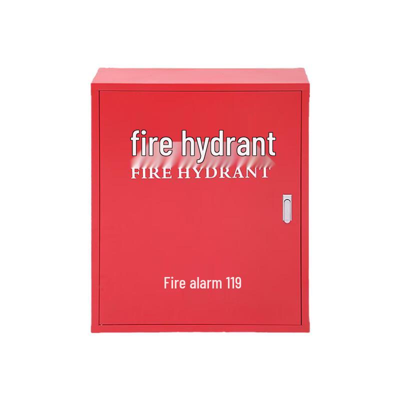 Thickened Carbon Steel Floor-standing Fire Hydrant Box красный