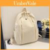 Lightweight Nylon Backpack For Commuting And Travel Withsmall Golden Roundel Decoration
