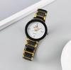 Women's Diamond-Set Quartz Watch with Steel Band - Elegant Imitation Tungsten Steel Design