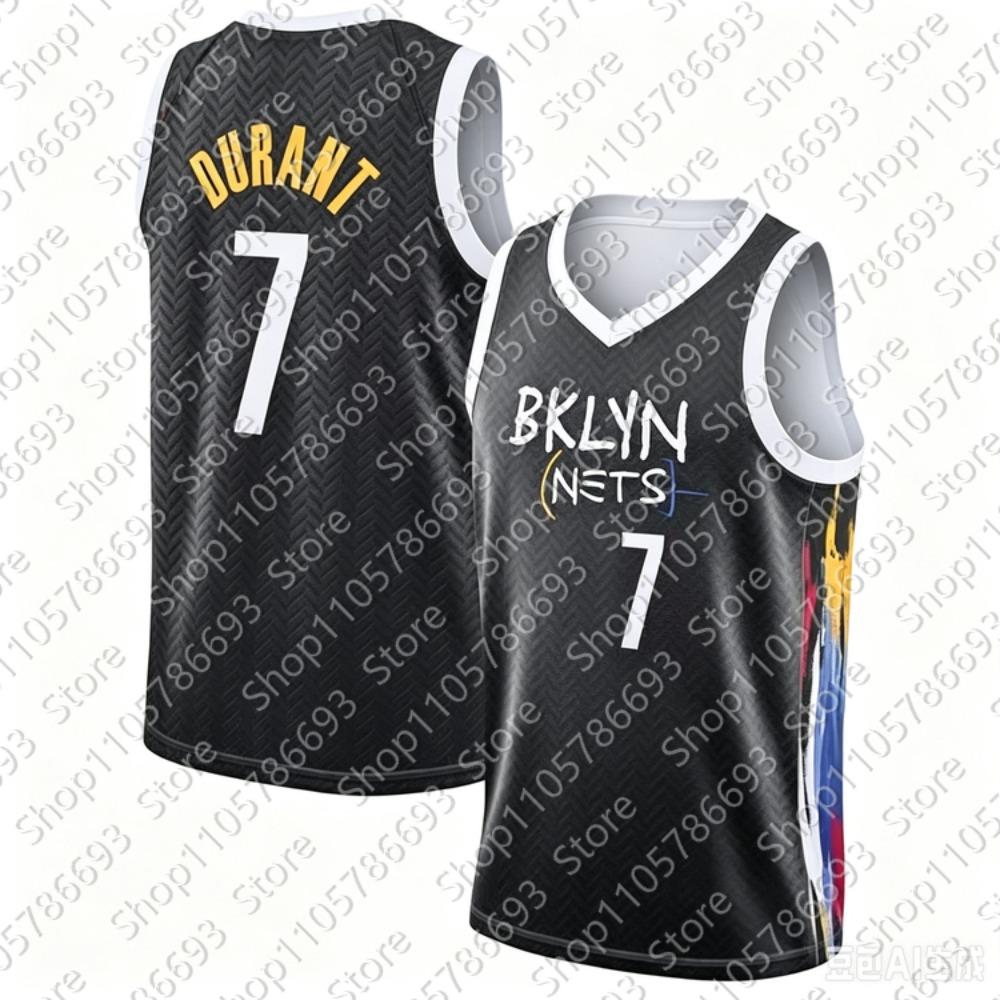 2026 Vendita Calda Nuova Uniforme da Pallacanestro Brooklyn Nets BKLYN City Gilet Nero Senza Maniche per Tifosi, Stile Genitore-Figlio