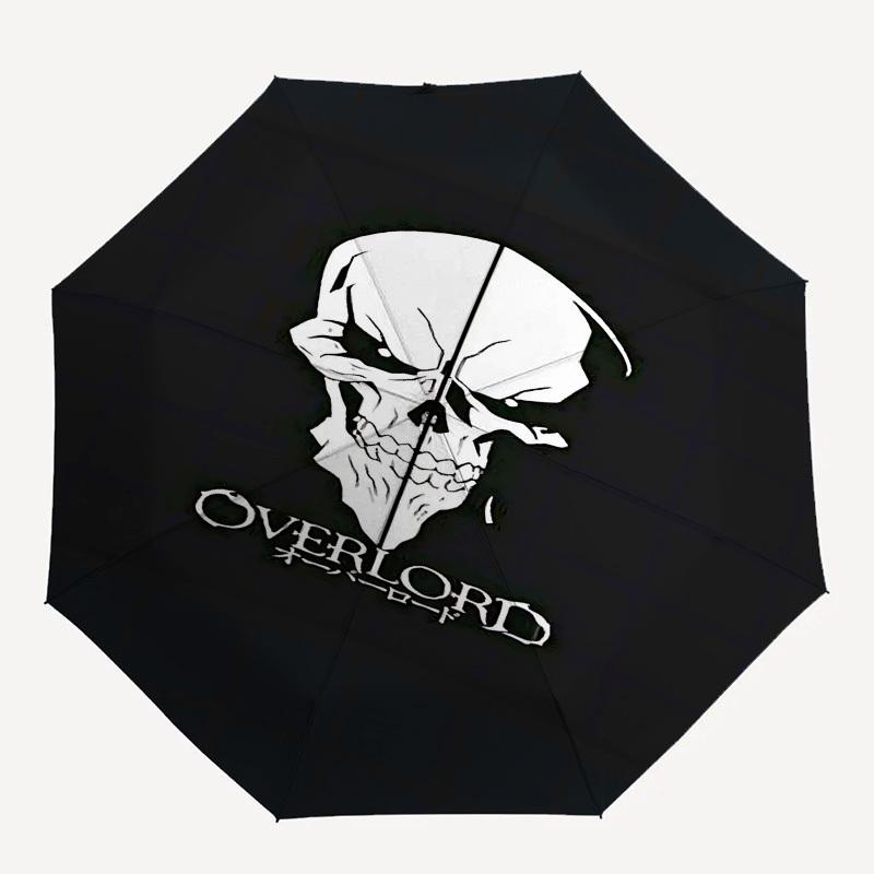 

1pc OVERLORD Automatic Open Close Umbrella Windproof Canopy, Automatic Open Close Button10238