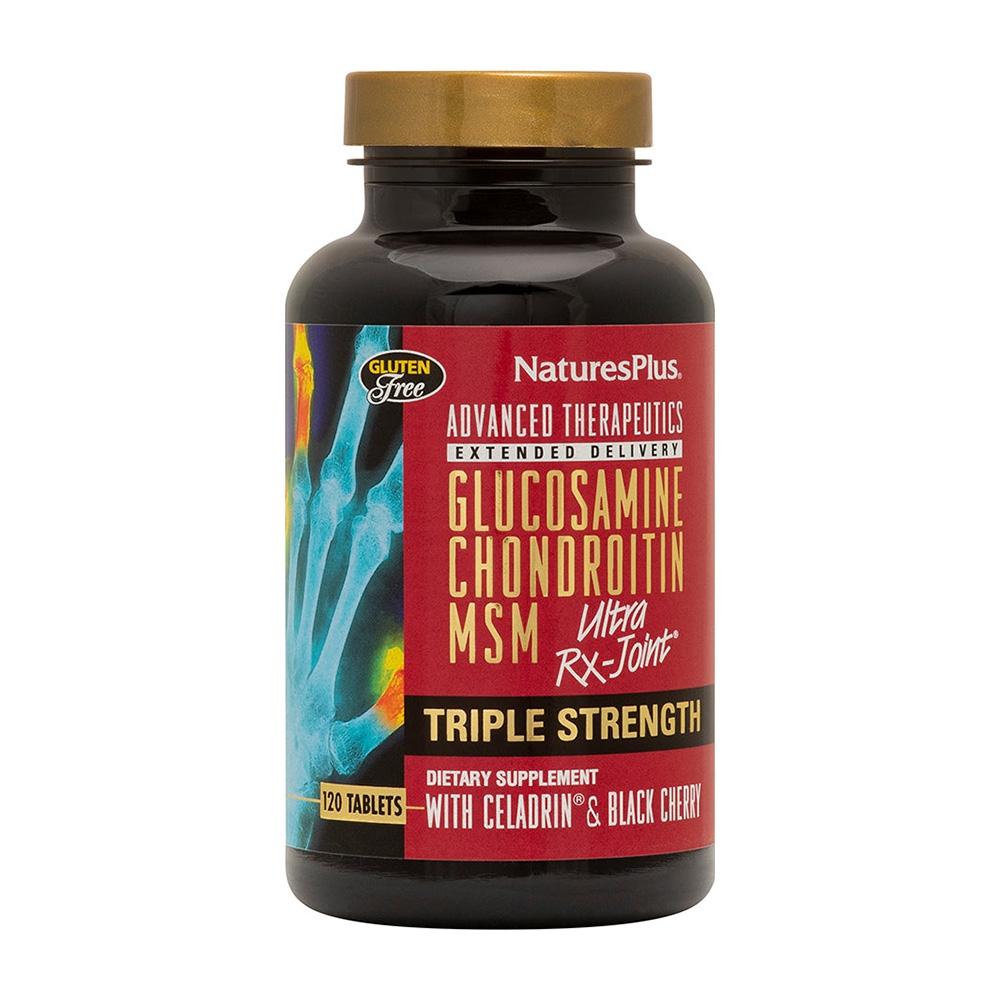 

Advanced Therapeutics Glucosamine Chondroitin MSM Ultra Rx-Joint Triple Strength, 120 Tablets