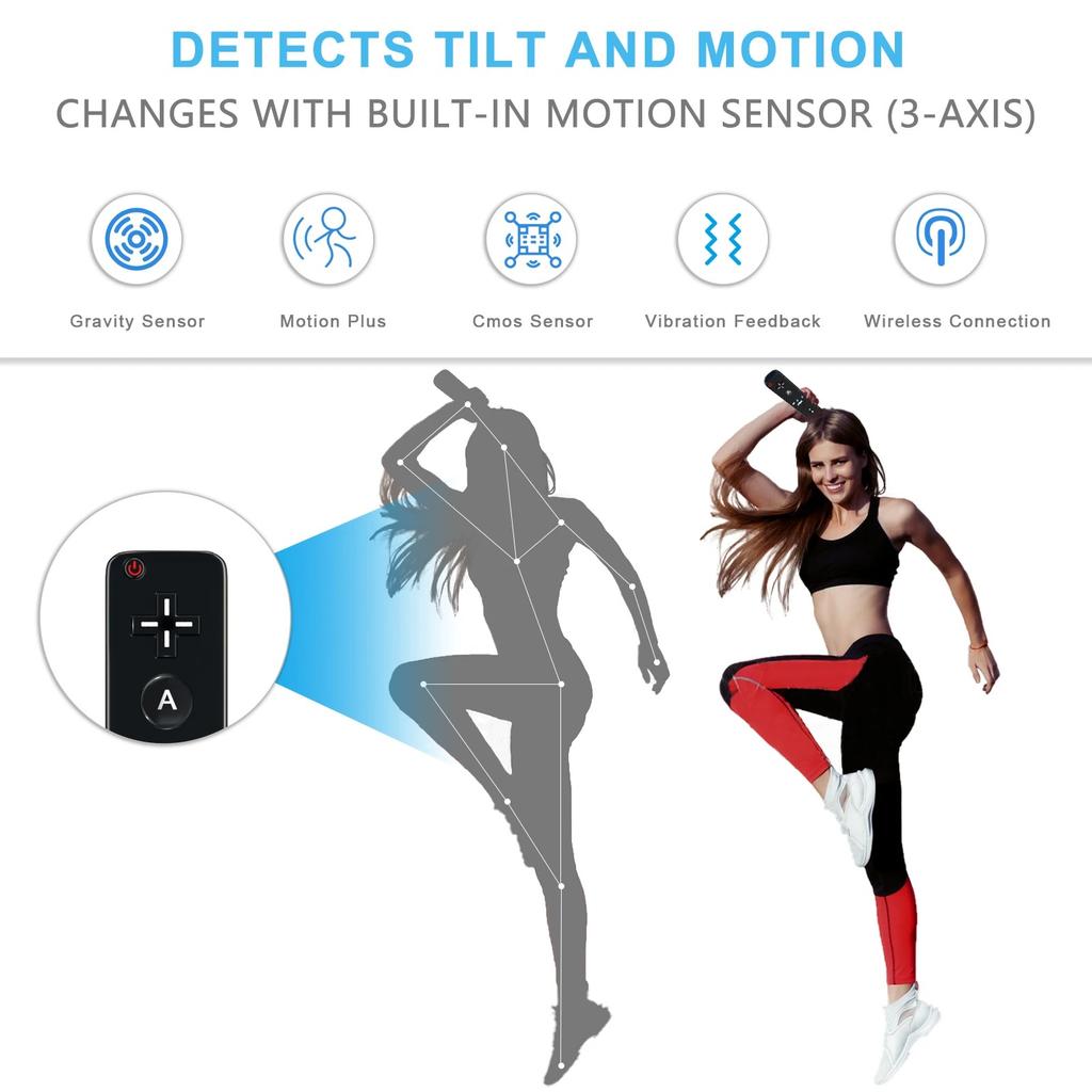 Compatible with Nintendo Wii & Wii U Game Gamepads Nunchuck Controller Joystick Gamepad Replacement for Wii Nunchuck Controller