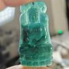 Amitabha Buddha Jadeite Pendant - Unisex Natural Grade A Carving