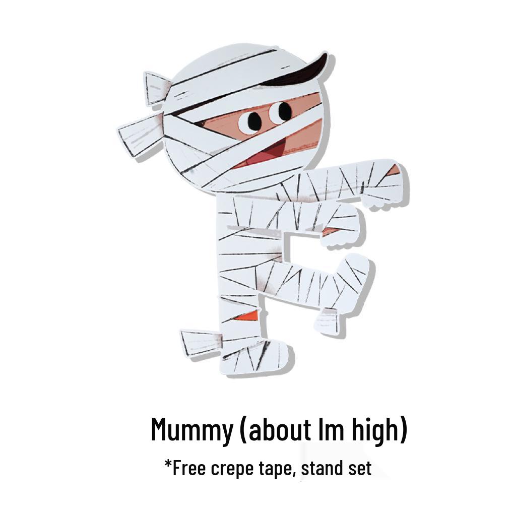 Halloween Pumpkin Theme Decorations for Shop and Bar Entrances - Background Photo Props