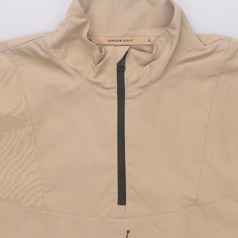 Jordan Sport Solid Color Stand Collar Half-Zip Pullover Casual Jacket Men Jacket Maize DZ0556-200