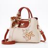 Embroidered Messenger Bag Lady Mother 2025 New Shoulder Bag Handbag High Sense Large Capacity