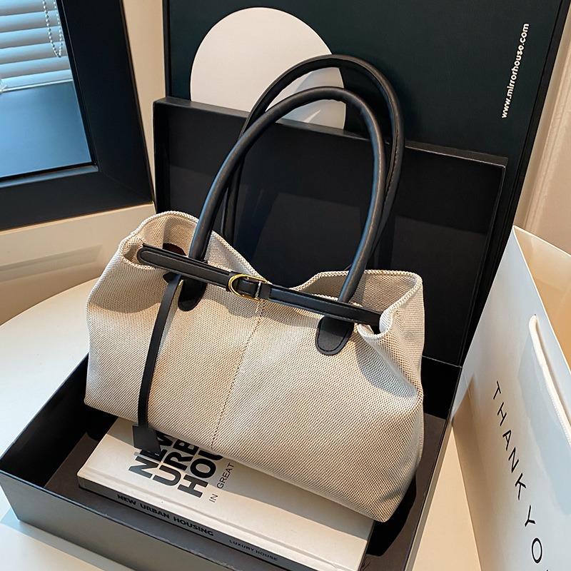 Fashion underarm big bag women's new trendy retro handbag large capacity commuter shoulder cloth bag