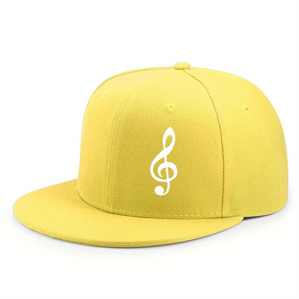 

Кепка с символом скрипичного ключа Полиэстер Регулируемая Хип-хоп стиль Snapback для взрослых One Size