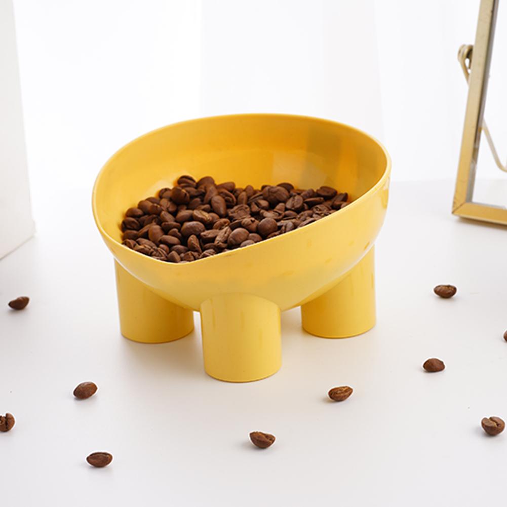 Elevated Cat Bowls Tilted Raised Food Water Feeder Anti-Vomit Spill Proof Pet Set Dish For Small Dogs Indoor Kitten Puppy