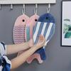 2Pcs Cute Fish-Shaped Hand Towels, Coral Fleece Material, Soft and Absorbent Hanging Fun Hand Towels, Essential for Bathroom and Kitchen, Available