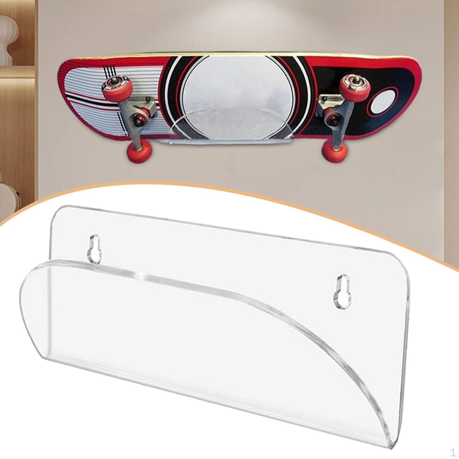 

Transparent Wall Mount for Skateboard, Ideal The Garage Or