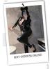 Langärmiger Lackleder-Body - Sexy Dessous Nachtclub PU-Leder Jumpsuit Anzug für Damen