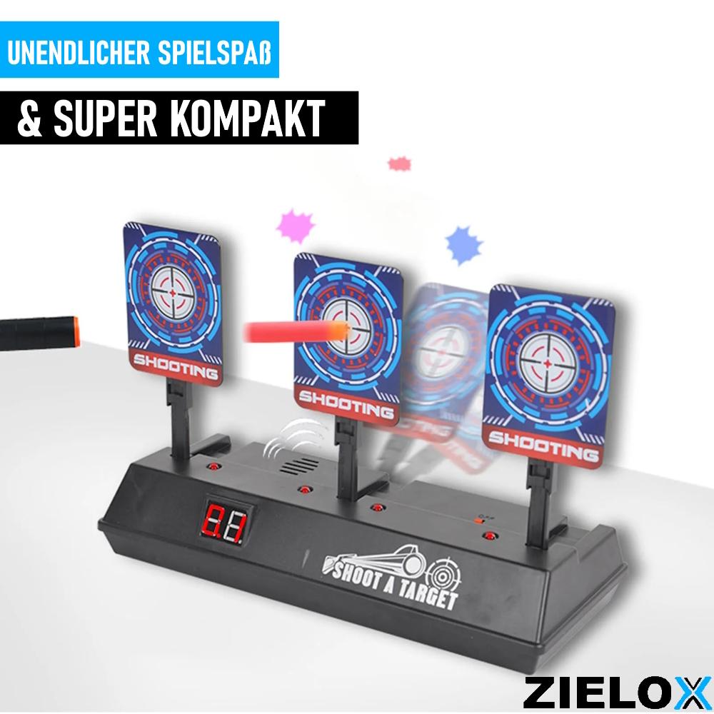 ZIELOX Elektronische Zielscheibe Schießscheibe Schießspiel Digital Nerf Softair