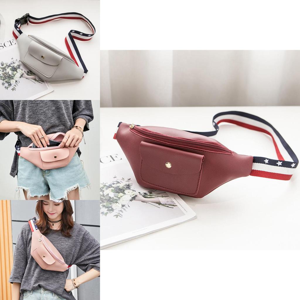 Elegant Multifunctional Sports Bag With Ribbon Shoulder Strap For Active Women