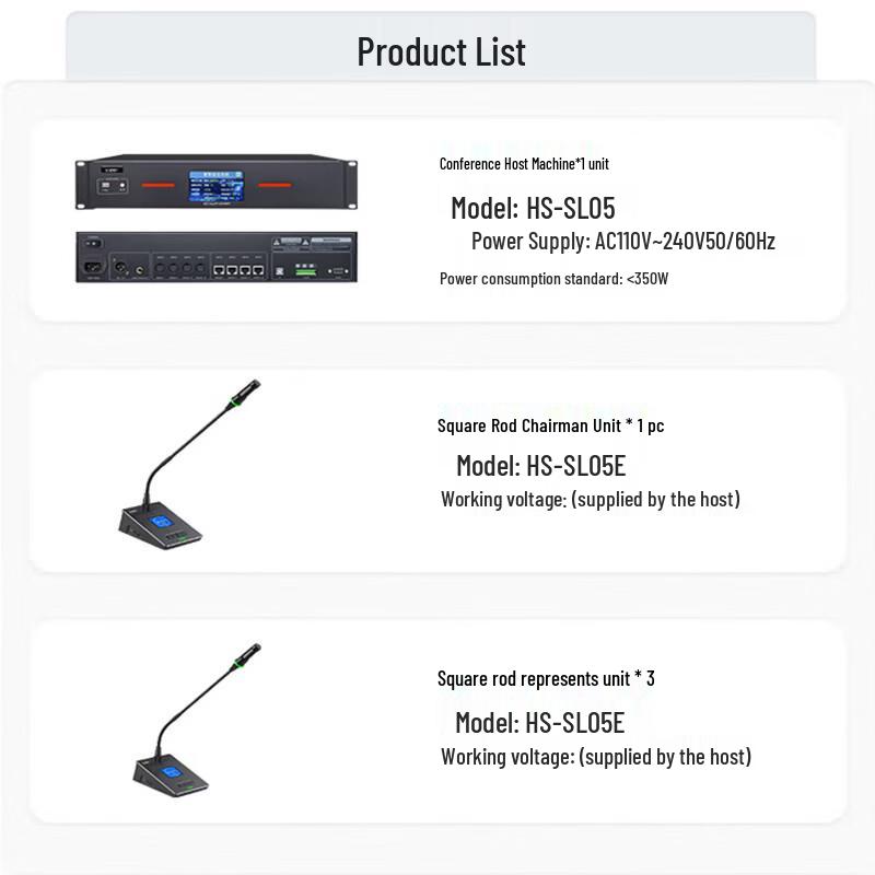 Host Digital Conference System Gooseneck Microphone (CN version)