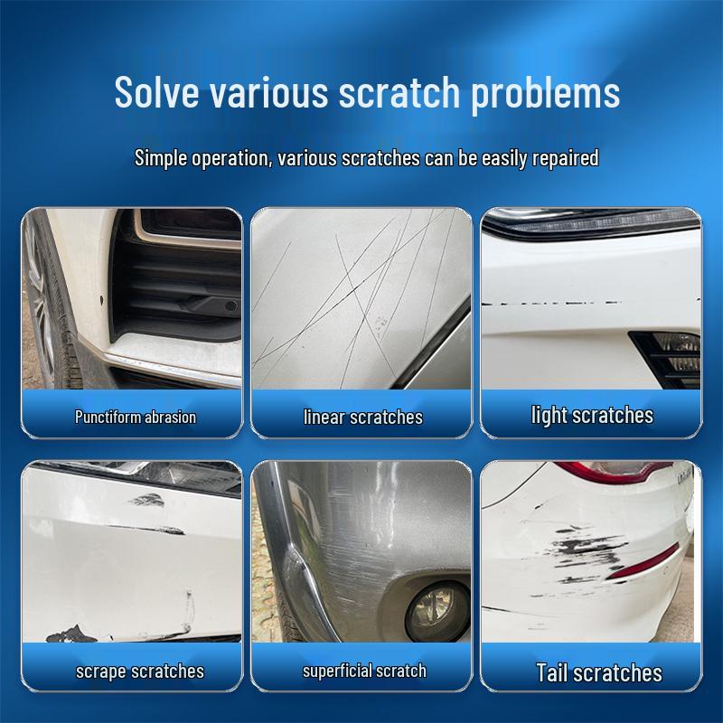 CRV Crystal White Pearl & Black Touch-Up Paint Pen for Car Scratches