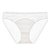 Fuli Girl Lace & Satin Patchwork Low-Rise Briefs