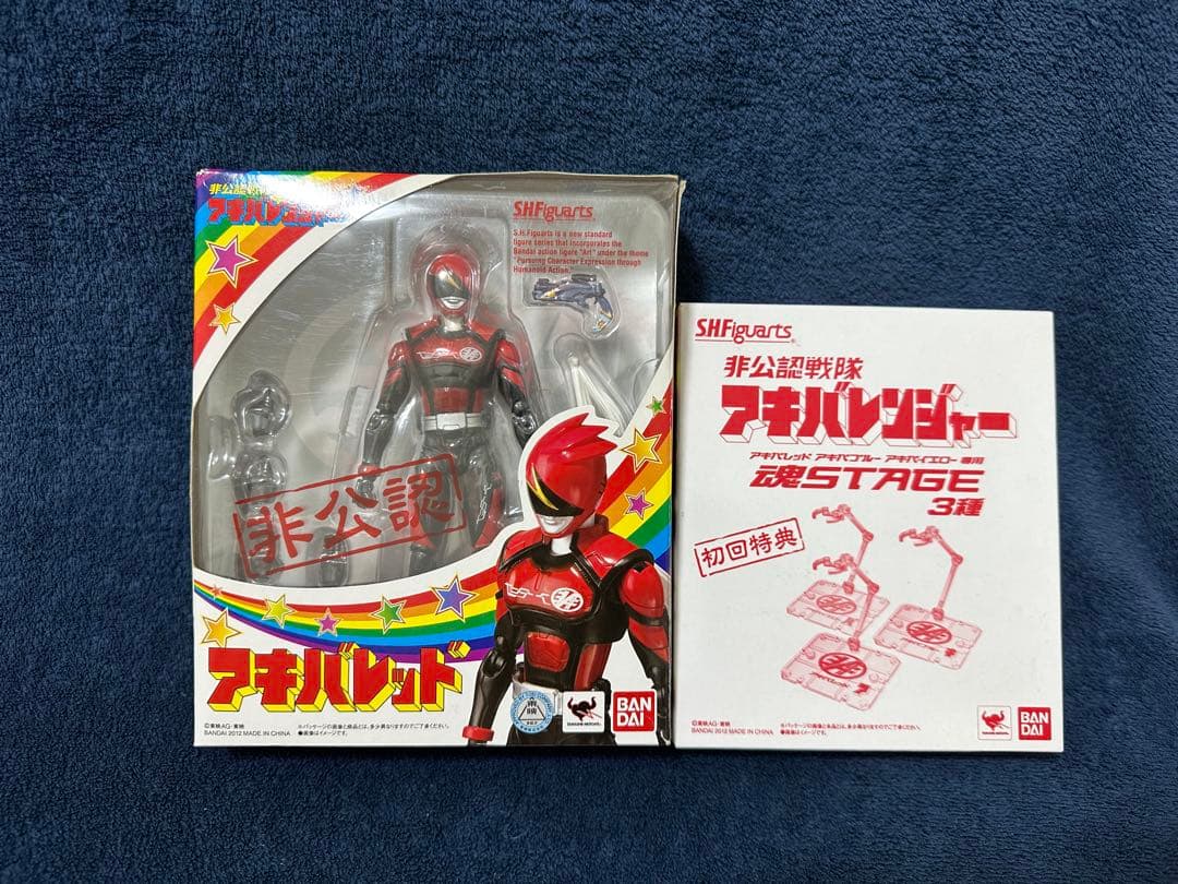 

[Б/У] Неофициальный Сентай Акибарейнджер S.H.Figuarts Акиба Красный с бонусом первого тиража