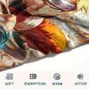 1Pc Naruto Lightning Print Flannel Blanket, High Quality Comfortable for All Seasons, Home Decor, Warmth and Comfort, Perfect for Christmas Gifts