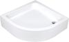 White Semi-Circular Acrylic Shower Tray 90 Cm Ktu 031B