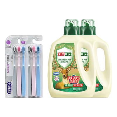Shuke Zahnbürste & Liby Waschmittel Familienpackung