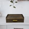 Box, Sugar Packet Holder, Station with Compartments, Tea Stand for Kitchen, Home, Desk