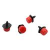 10Pcs Adjustable Dripper Red Micro Drip Irrigation Watering Anti-clogging Emitter Garden Supplies for 1/4 Inch Hose