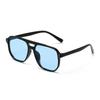 Vintage Men Women Big Sunglasses Men Square Shades Brand Designer Unisex Sun Glasses Black Lense Male Female Sunglasses UV400