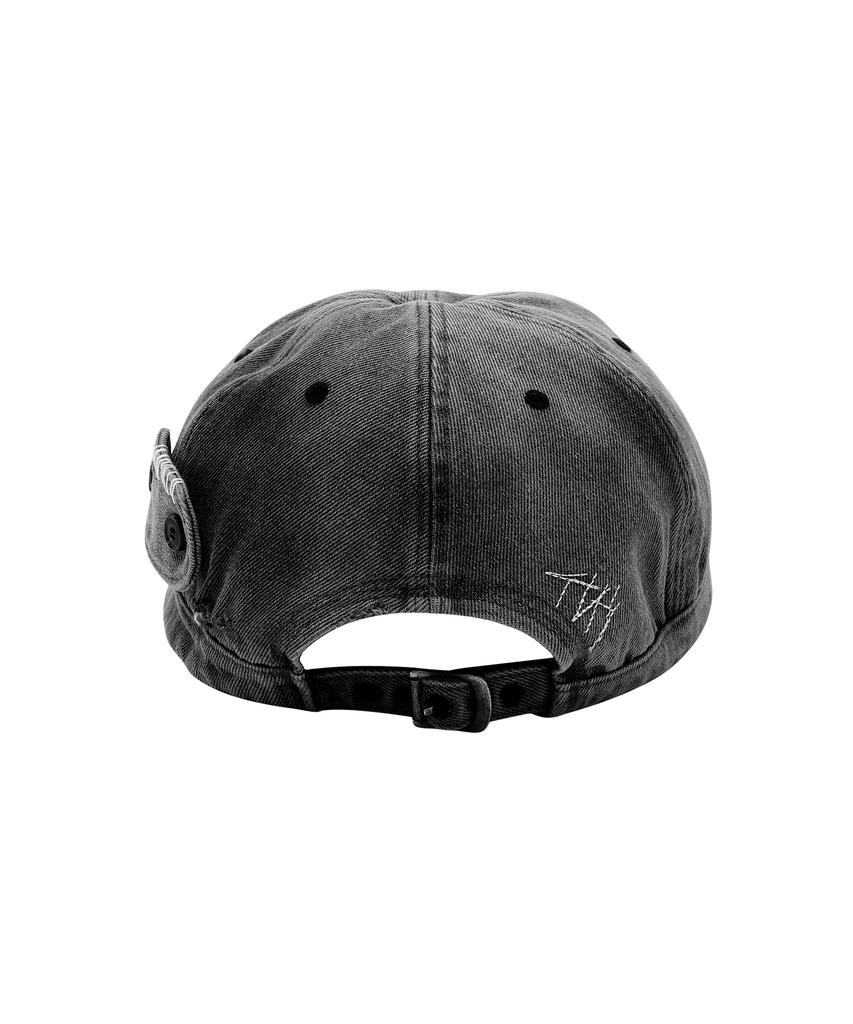 THEVINYLHOUSE Raw Country Ball Cap Black