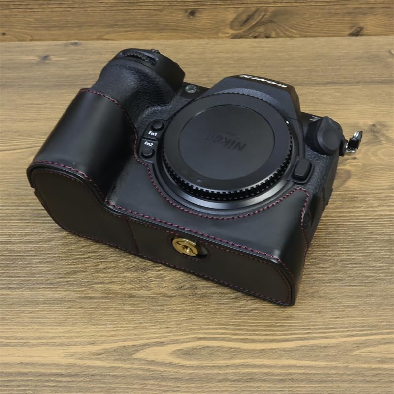 SIUTATDSH PU Leather Camera Case for Nikon Includes Camera Tripod and Battery Replacement Included Z8, Holder, Shockproof, Shockproof, Portable,