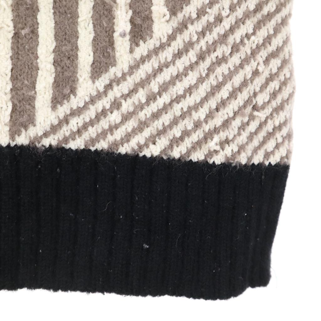 KENZO GOLF 90s Made In Japan Old Geometric Pattern Long Sleeve Sweater Women Used