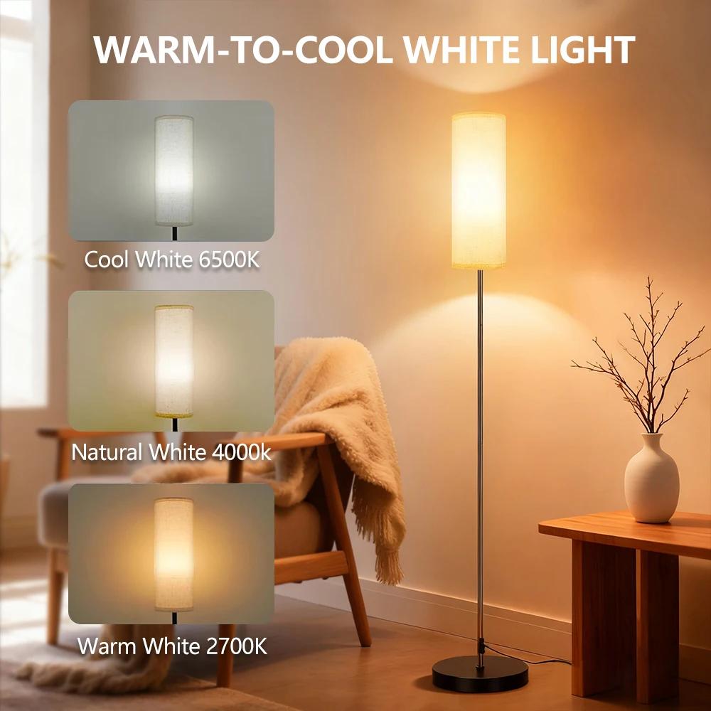 Luminária de Chão Ambiente RGBW Novo Estilo Iluminação Rítmica Sincronizada com Música Controle por App Bluetooth Luz Ambiente Colorida DIY para Casa
