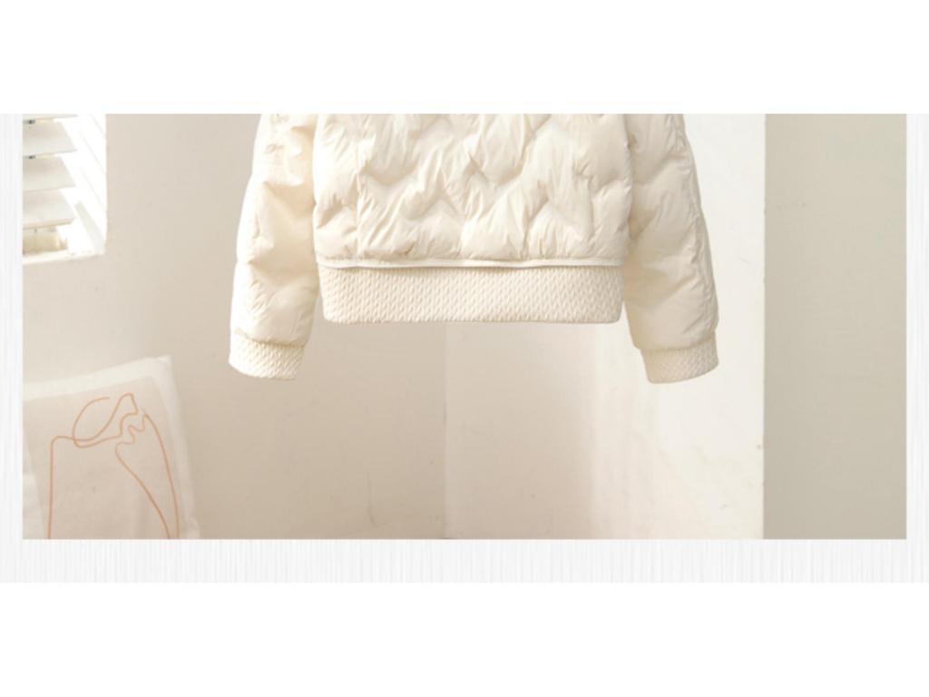 Women's 2025 Lightweight Short Down Jacket - Winter Fashion Polo Collar, Single-Breasted Design.